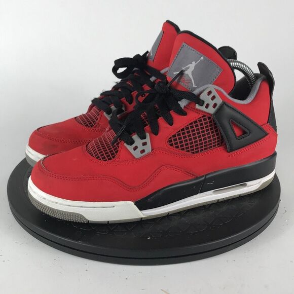 Nike Air Jordan 4 Retro ‘Toro Bravo’ Red 2013 408452-603 Women’s Size 7.5 (6Y) - Picture 1 of 12